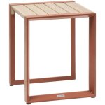 Table d'appoint de jardin allure 44x44x55cm acajou - hesp�ride