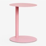 Sklum - table d'appoint de jardin ronde Ø40 cm en acier inoxydable yannik rose peonia Sklum - table d'appoint de jardin ronde Ø40 cm en acier inoxydable yannik rose peonia