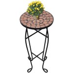 Table d'appoint mosa�que terre cuite vidaxl