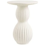 Table d'appoint newtown, fibre d'argile, blanc, 40x40x55 cm