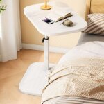 Table d'appoint pliable, petite, largeur 40 cm x profondeur 30 cm x hauteur 45 - 80 cm, table basse, ...