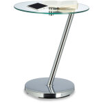 Relaxdays - table d'appoint ronde verre clair table café console table basse hxlxp: 52 x 45 x 45 cm, ... Relaxdays - table d'appoint ronde verre clair table café console table basse hxlxp: 52 x 45 x 45 cm, ...
