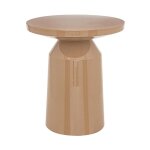 Atmosphera - table d'appoint totem 'sita' 44cm beige