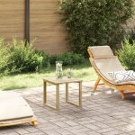 Table de bain de soleil 40x40x36 cm en bois de pin impr�gn� vidaxl