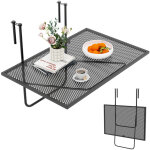 Table de balustrade pour balcon, table pliante suspendue avec cadre en m�tal, table compatible avec des ...