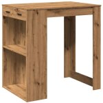 Table de bar ch�ne artisanal 102x70x103, 5 cm bois d'ing�nierie vidaxl456852