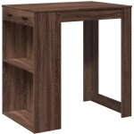 Table de bar chne marron 102x70x103, 5 cm bois d'ingnierie vidaxl
