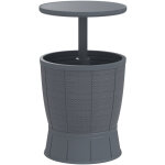 Table bar glaci�re icus grise