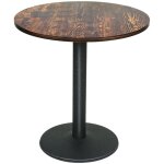 Table de bar ronde table haute cuisine mange - debout avec plateau en bois mdf table ronde pour bistro ... Table de bar ronde table haute cuisine mange - debout avec plateau en bois mdf table ronde pour bistro ...