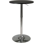 Table de bar ronde seti, table de bistrot, table pour manger debout, hauteur r�glable, base blanche, ...