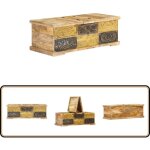 Table basse 100x50x35 cm bois de manguier massif - table basse - meuble tv - table d'appoint - bois de ...