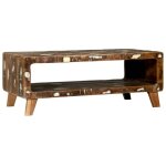 Table basse 90 x 50 x 35 cm bois de récupération massif vidaxl Table basse 90 x 50 x 35 cm bois de récupération massif vidaxl