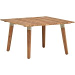 Design in - table basse, table d'appoint, table de salon de jardin 60x60x36 cm bois solide d'acacia cfw521422 ...