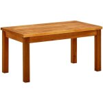 Design in - table basse, table d'appoint, table de salon de jardin 70x40x36 cm bois solide d'acacia cfw477198 ...