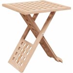 Table basse?table d'appoint?table de salon marron 33 x 33 x 40. 5 cm bois massif de noyer cfw39230