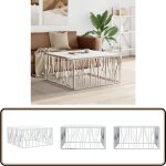 Table basse argenté 100x100x50 cm acier inoxydable et verre - table basse - meuble salon - table d'appoint ... Table basse argenté 100x100x50 cm acier inoxydable et verre - table basse - meuble salon - table d'appoint ...