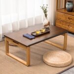 Table basse carre pliable avec pieds pliants, table  th carre multifonctionnelle, table  th tatami ...