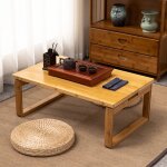 Table basse carre pliable avec pieds pliants, table  th carre multifonctionnelle, table  th tatami ...