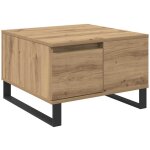 Table basse ch�ne artisanal 55 x 55 x 36, 5 cm bois d'ing�nierie vidaxl