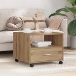 Table basse ch�ne artisanal 55 x 55 x 45 cm bois d'ing�nierie vidaxl