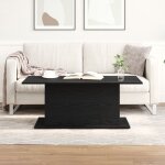 Table basse chne noir 102 x 55. 5 x 40 cm bois d'ingnierie vidaxl