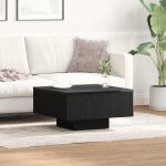 Table basse ch�ne noir 60 x 60 x 31, 5 cm bois d'ing�nierie vidaxl