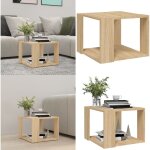 Table basse chne sonoma 40x40x30 cm bois d'ingnierie - table basse - meuble salon - table canap - ...