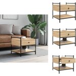 Table basse chêne sonoma 50x50x50 cm bois d'ingénierie - table basse - meuble salon - table d'appoint ... Table basse chêne sonoma 50x50x50 cm bois d'ingénierie - table basse - meuble salon - table d'appoint ...