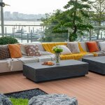 Elementi - colorado table basse en bton rsistant design 152. 4 x 76. 2 x 35. 6 cm