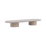Paris prix - table basse design 'narvik ' 190cm beige Paris prix - table basse design 'narvik ' 190cm beige