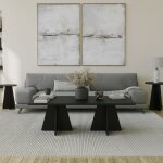 Concept - usine - shamp - table basse design noire
