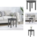 Table basse gris ø 45x40 cm bois massif de pin - table basse - meuble salon - table ronde - bois massif ... Table basse gris ø 45x40 cm bois massif de pin - table basse - meuble salon - table ronde - bois massif ...