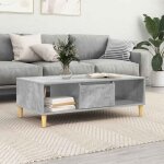 Table basse gris b�ton 103, 5 x 60 x 35 cm bois d'ing�nierie vidaxl