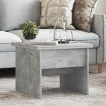 Table basse gris b�ton 55 x 54, 5 x 45 cm bois d'ing�nierie vidaxl