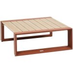 Table basse de jardin allure 79x79x30cm acajou - hesp�ride