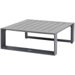 Table basse de jardin carr�e allure graphite 79 x 79 x 30cm en aluminium - hesp�ride