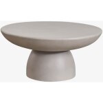 Table basse de jardin ronde �70 cm en ciment zenadia sklum
