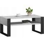 Table basse kaja noir et blanc loft r�tro