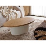 Table basse laquée blanche zuberi 100x60x35 cm 100x60x32 cm Table basse laquée blanche zuberi 100x60x35 cm 100x60x32 cm
