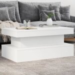 Maisonchic - table basse avec lumières led, table de salon, bout de canapé blanc 90x50x40 cm wfe360251 ... Maisonchic - table basse avec lumières led, table de salon, bout de canapé blanc 90x50x40 cm wfe360251 ...