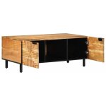 Table basse marron 100 x 54 x 40 cm bois d'acacia massif vidaxl