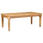 Table basse marron 100 x 55 x 40 cm bois de manguier massif vidaxl