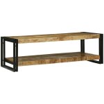 Table basse marron 120 x 50 x 38 cm bois de manguier massif vidaxl