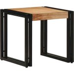 Table basse marron 40 x 40 x 38 cm bois d'acacia massif vidaxl