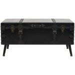 Vidaxl - table basse mdf et acier 102x51x48 cm