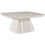Table basse en mdf - cr�me laqu� - nataza