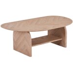 Home deluxe - table basse ovale liara - 131 x 82 x 13 cm