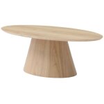 Vente - unique - table basse placage ch�ne - naturel clair - antelada