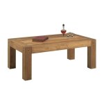 Pier import - table basse rectangulaire bois de chêne fjord Pier import - table basse rectangulaire bois de chêne fjord