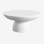 Sklum - table basse de jardin ronde Ø70 cm en ciment zenadia Sklum - table basse de jardin ronde Ø70 cm en ciment zenadia
